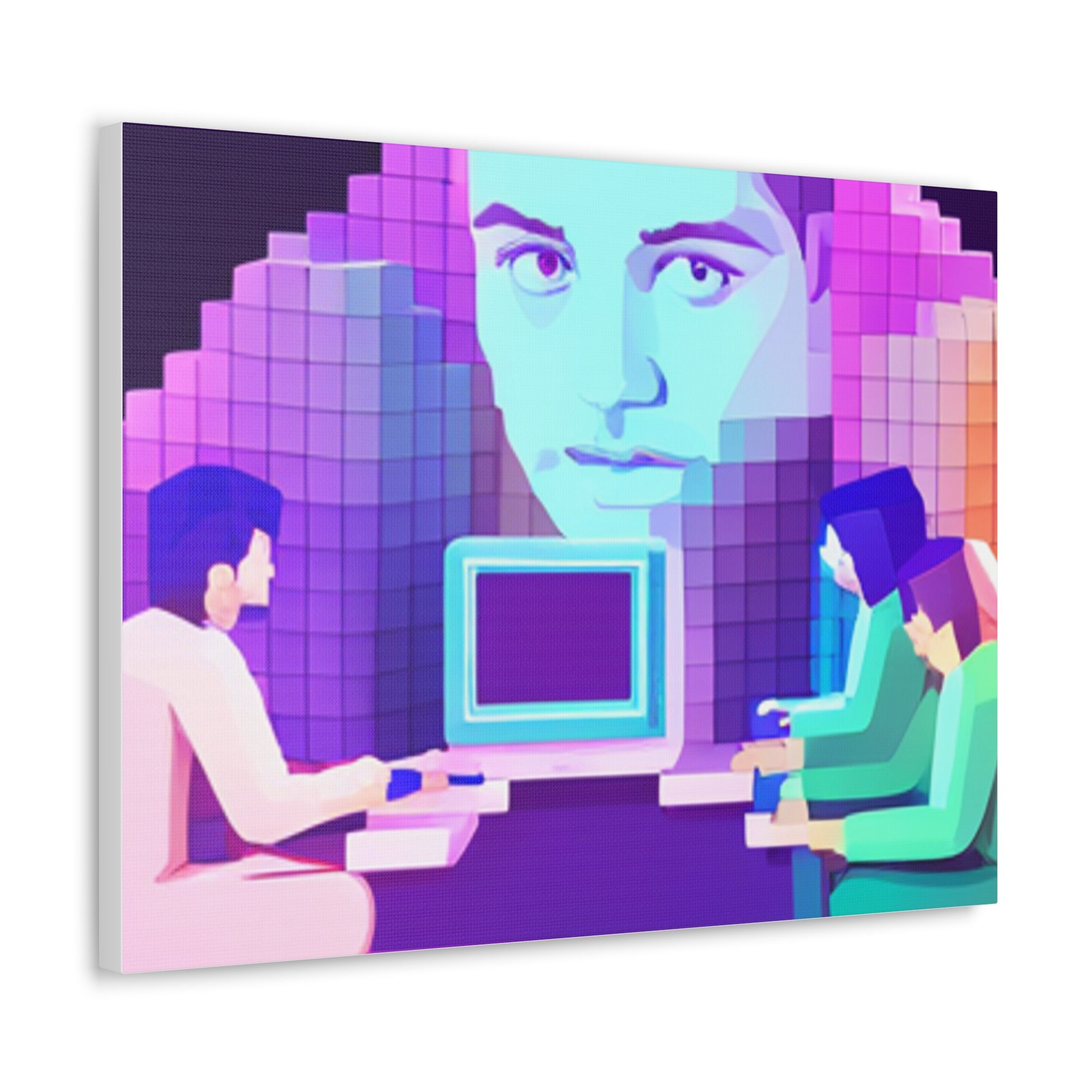 Transform Your Space with 'Hi-Fi AI' Canvas Art: Where Technology its