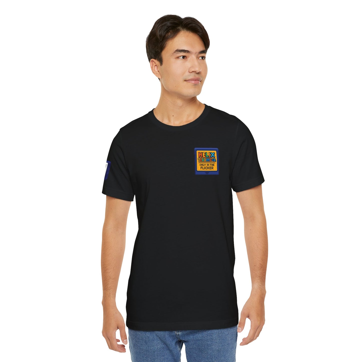 Restart – Side-Scroller Pixel Art Tee | Helix Trading Co.