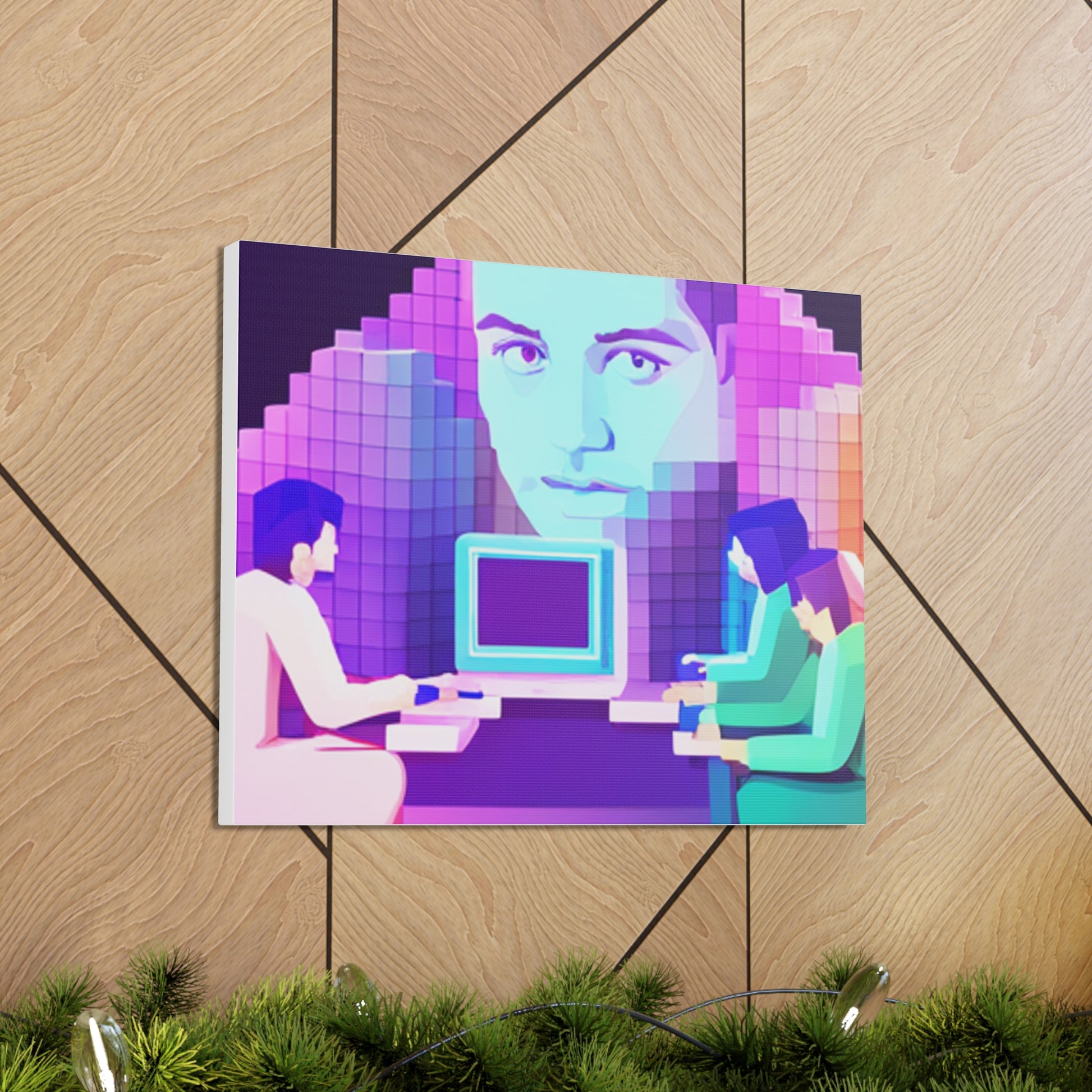 Transform Your Space with 'Hi-Fi AI' Canvas Art: Where Technology its