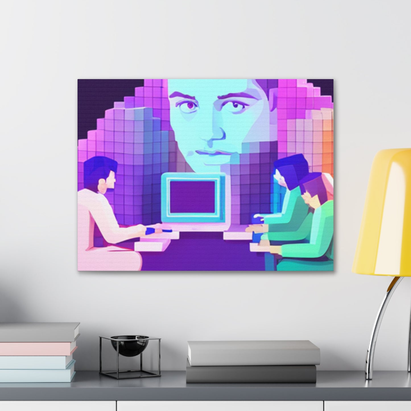 Transform Your Space with 'Hi-Fi AI' Canvas Art: Where Technology its