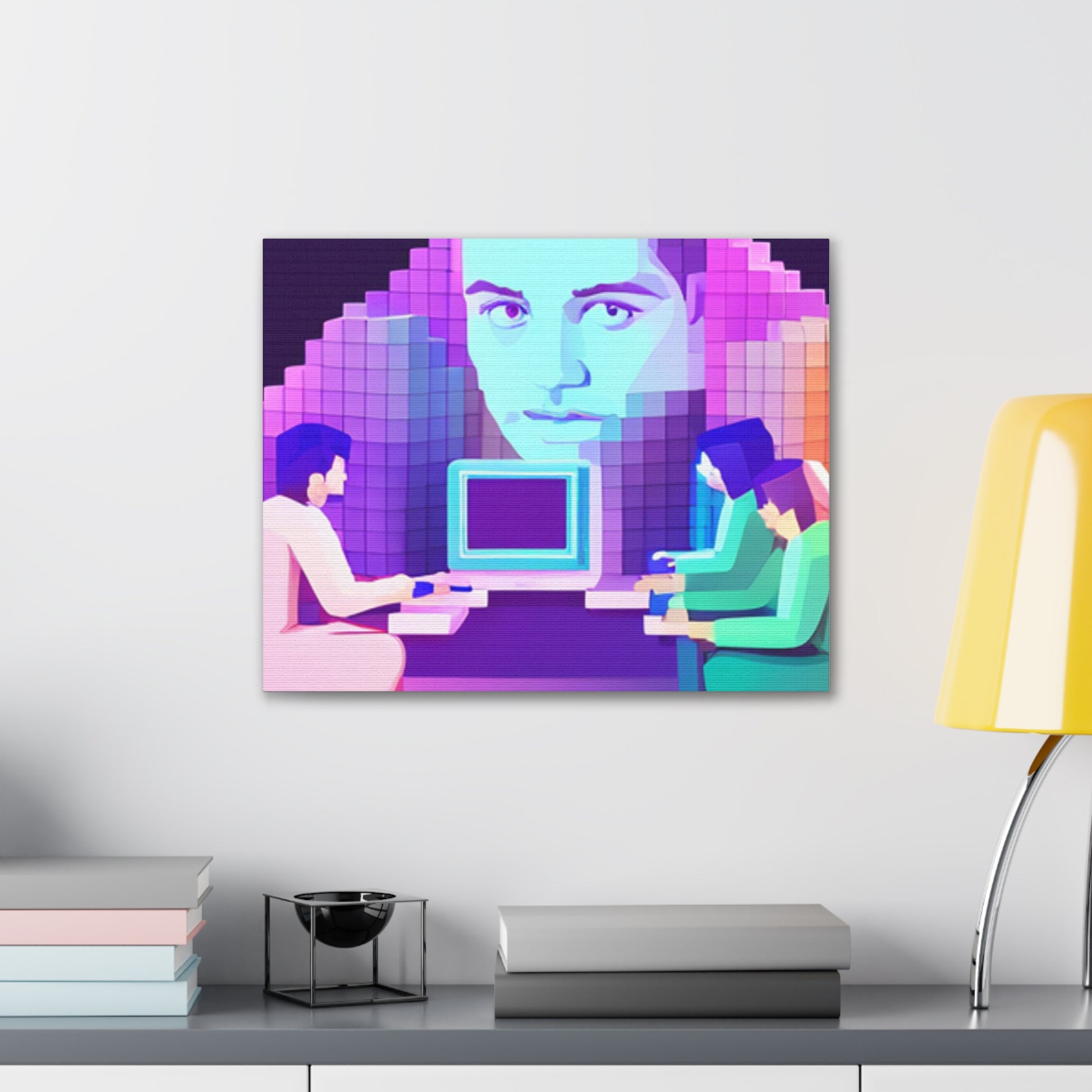 Transform Your Space with 'Hi-Fi AI' Canvas Art: Where Technology its