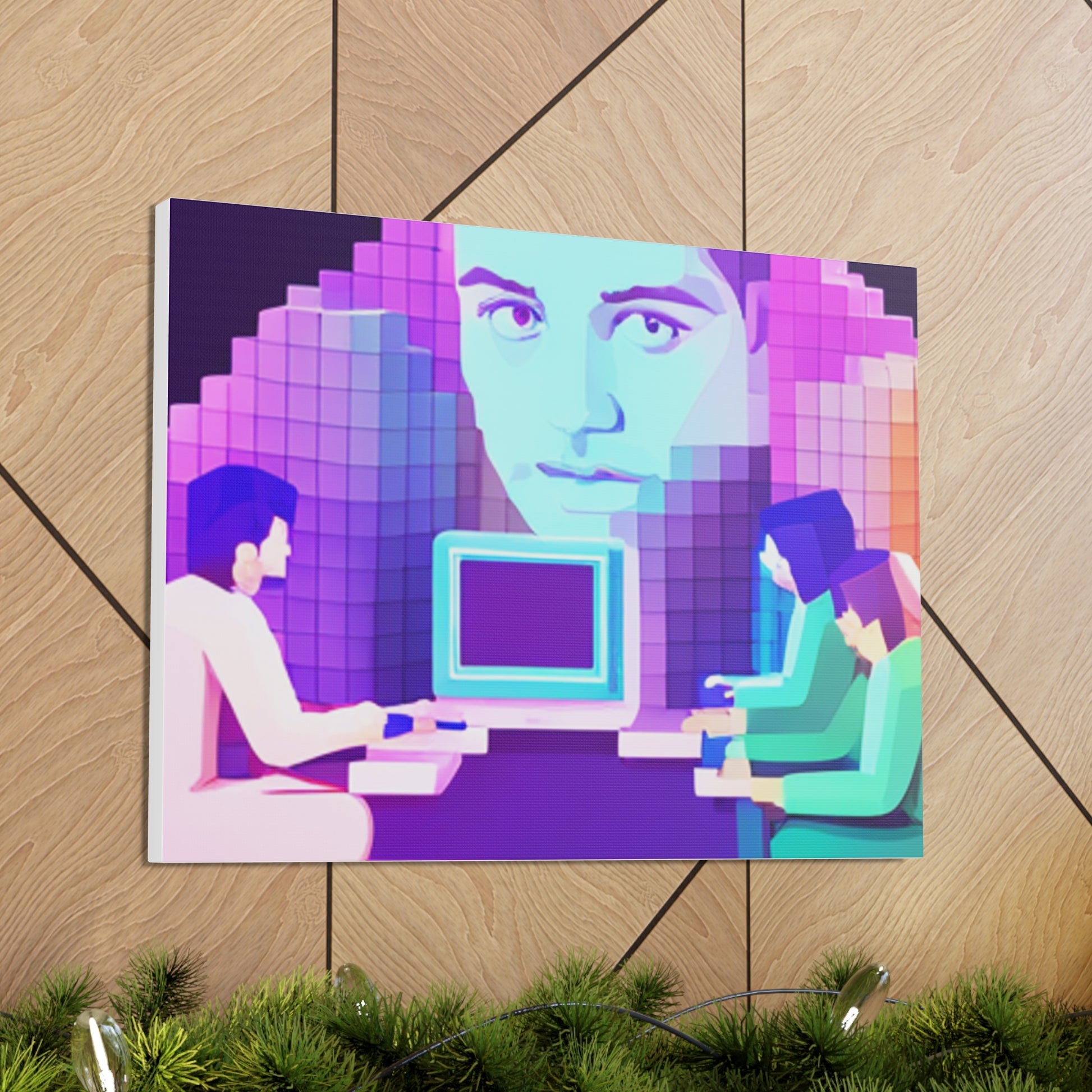 Transform Your Space with 'Hi-Fi AI' Canvas Art: Where Technology its