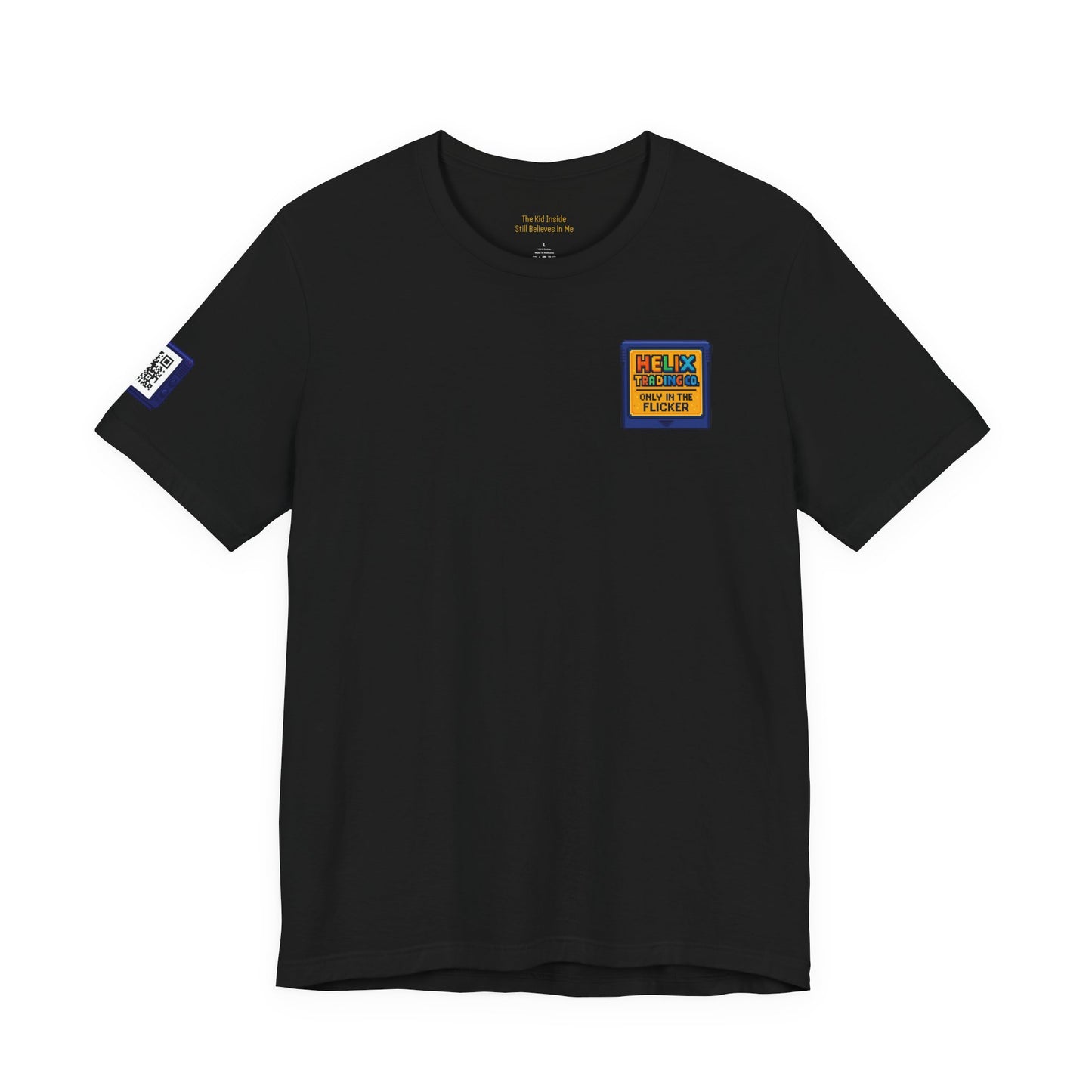 He Never Left – Inner Child Pixel Tee | Helix Trading Co.