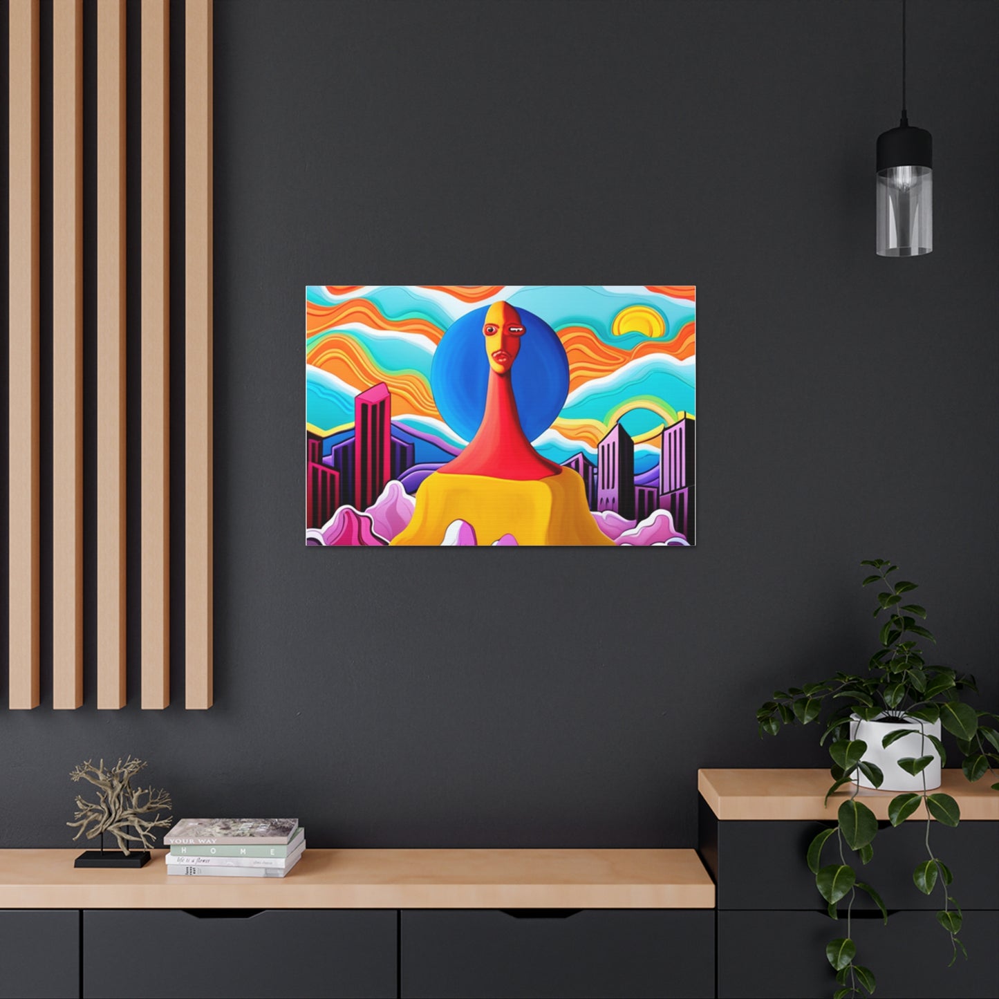 "Center of Attention" Canvas "Elevate "Make Canvas Art the Focal Point