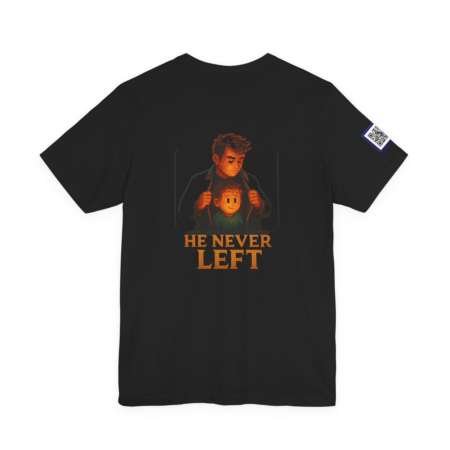 He Never Left – Inner Child Pixel Tee | Helix Trading Co.
