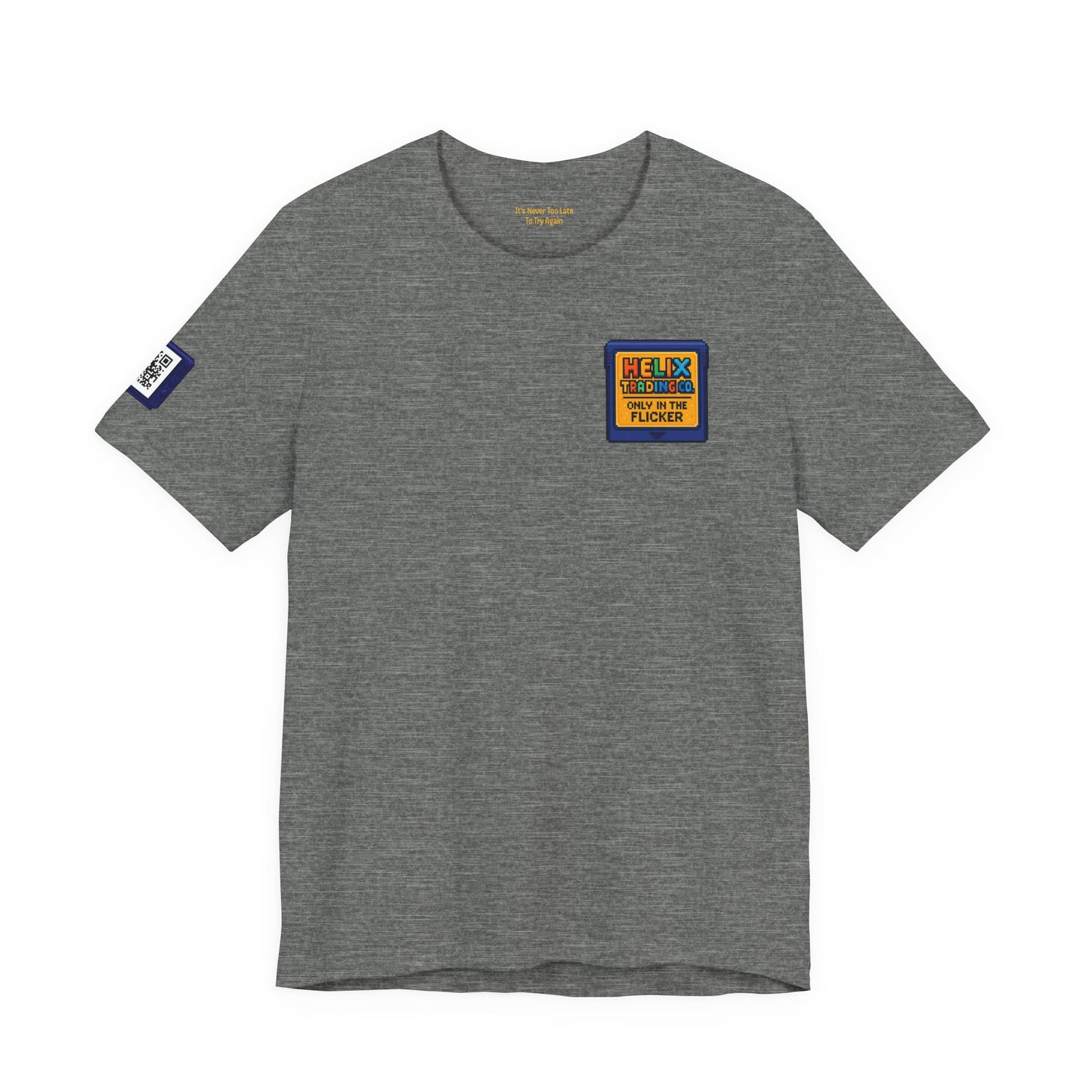Restart – Side-Scroller Pixel Art Tee | Helix Trading Co.
