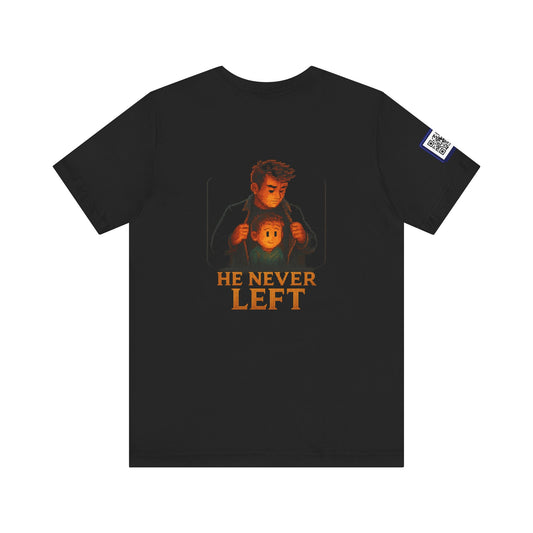 He Never Left – Inner Child Pixel Tee | Helix Trading Co.