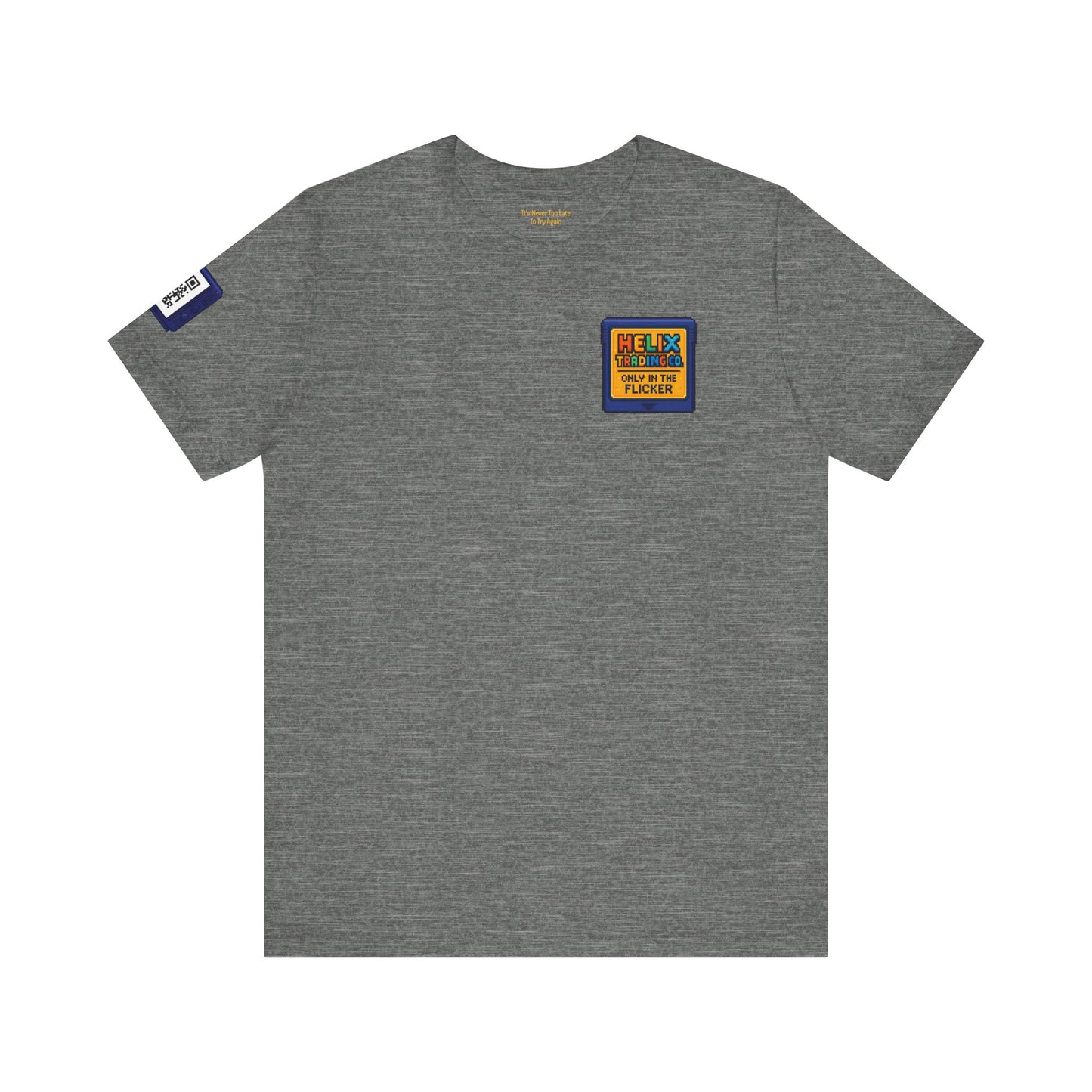 Restart – Side-Scroller Pixel Art Tee | Helix Trading Co.