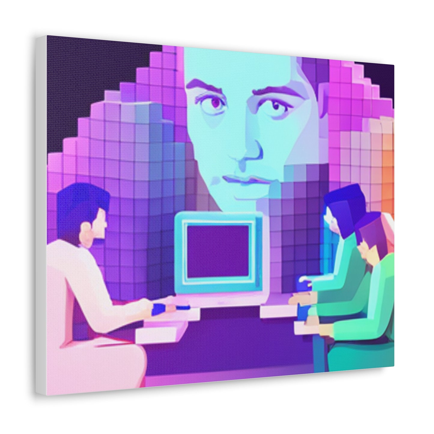 Transform Your Space with 'Hi-Fi AI' Canvas Art: Where Technology its